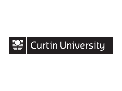 Curtin University logo and website link