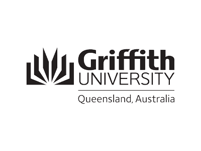 Griffith University logo and website link