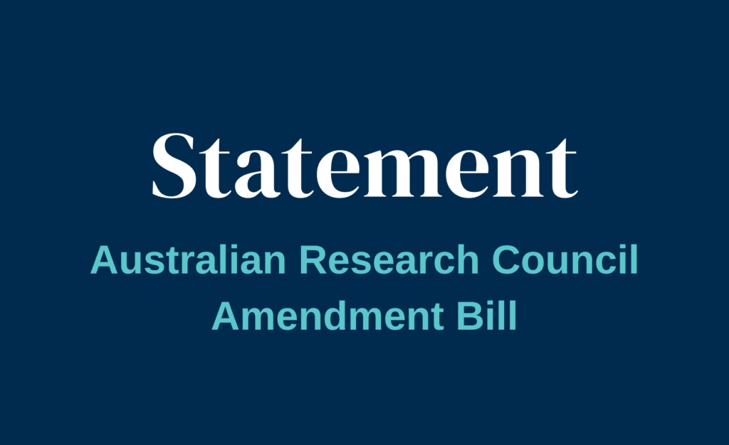 Australian Research Council Amendment Bill