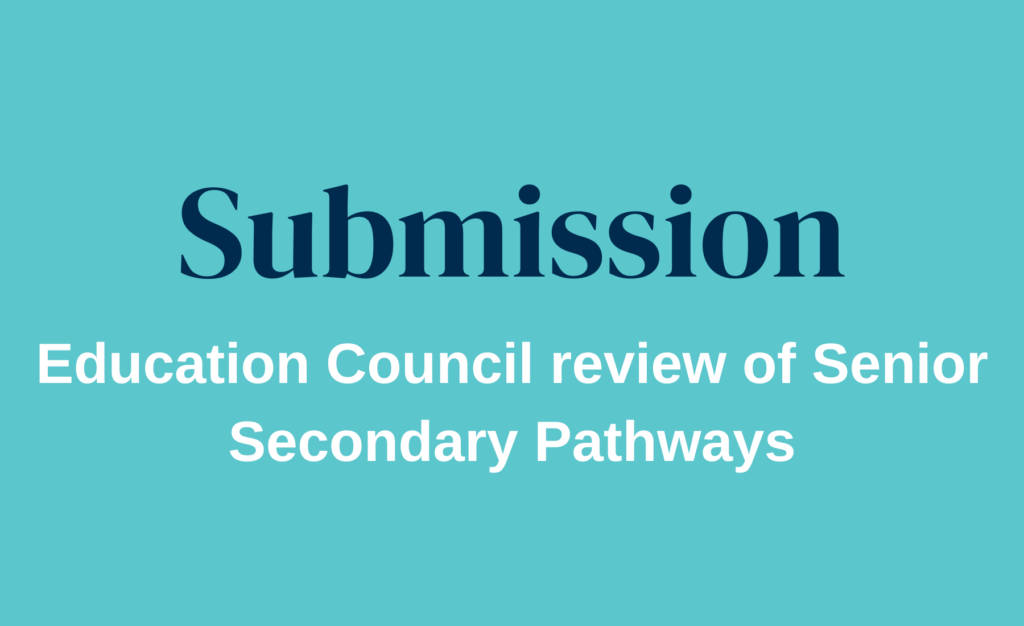 Education Council Review Of Senior Secondary Pathways