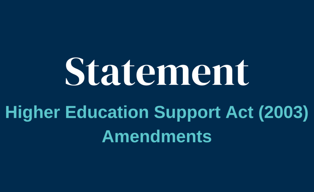 Higher Education Support Act (2003) Amendments