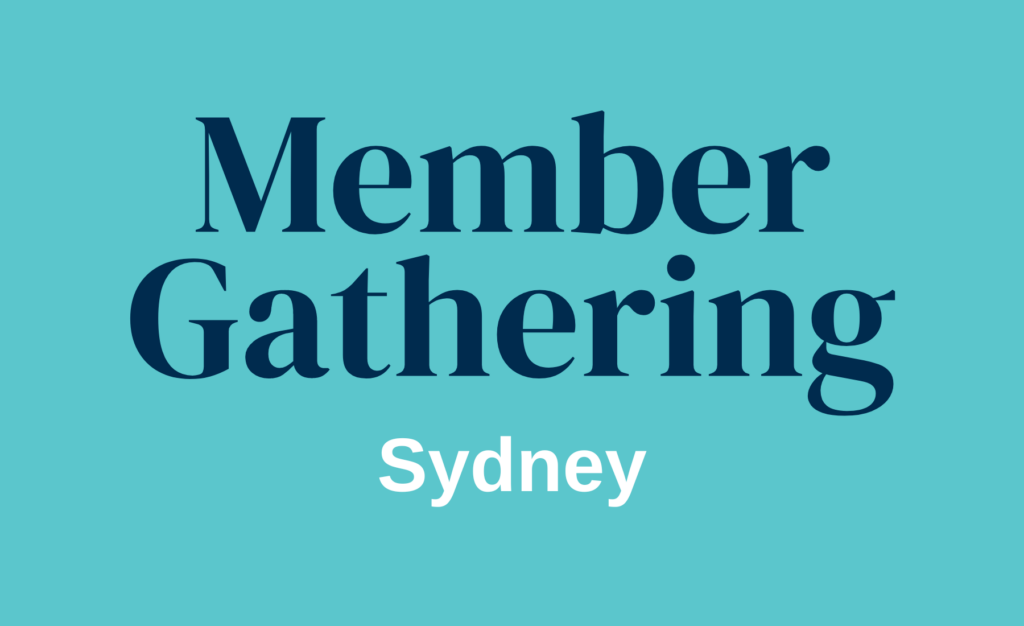 Member Gathering Sydney